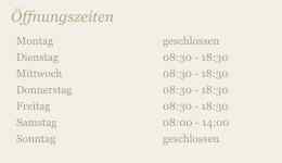 Öffnungszeiten